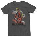 }[x TVc `R[ wU[ y MARVEL DEADPOOL ANTI-STAY-AT-HOME MOM TEE / CHARCOAL HEATHER z Yt@bV gbvX Jbg\[