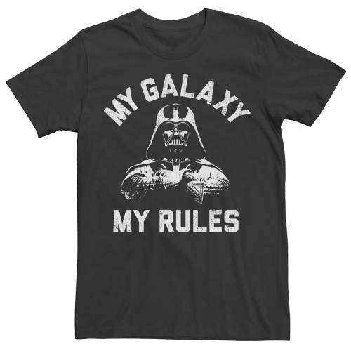 【★スーパーSALE★6/11午前2時迄】キャラクター Tシャツ 黒色 ブラック スターウォーズ 【 LICENSED CHARACTER STAR WARS MY RULES TEE / BLACK 】 メンズファッション トップス カットソー