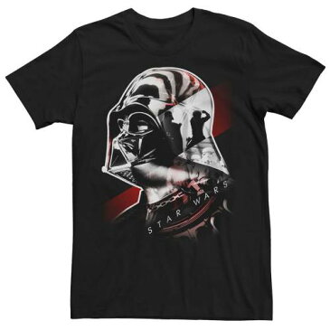 ヘルメット グラフィック Tシャツ 黒色 ブラック スターウォーズ 【 HELMET UNBRANDED DARTH VADER COLLAGE PORTRAIT GRAPHIC TEE BLACK 】