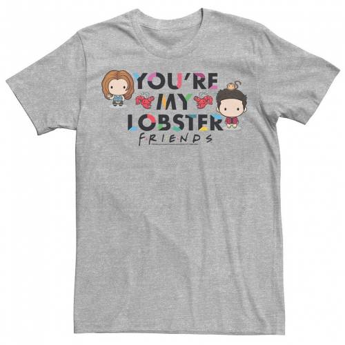 樂天商城 - キャラクター アート Tシャツ ヘザー YOU'RE 【 LICENSED CHARACTER FRIENDS MY LOBSTER CHIBI ART TEE / ATHLETIC HEATHER 】 メンズファッション トップス カットソー