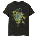 ハリーポッター グラフィック Tシャツ 黒色 ブラック 【 HARRY POTTER BEAUXBATONS CREST GRAPHIC TEE / BLACK 】 メンズファッション トップス カットソー