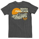 【★Fashion THE SALE★1/14迄】キャラクター レジェンド Tシャツ チャコール ヘザー 【 LICENSED CHARACTER NINTENDO LEGEND OF ZELDA HYRULE DEATH MOUNTAIN SCENERY TEE / CHARCOAL HEATHER 】 メンズファッション トップス カットソー