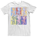 マーベル ギャラクシー アート グラフィック Tシャツ 白色 ホワイト 【 MARVEL GUARDIANS OF THE GALAXY GROOT POP ART PANELS GRAPHIC TEE / WHITE 】 メンズファッション トップス カットソー