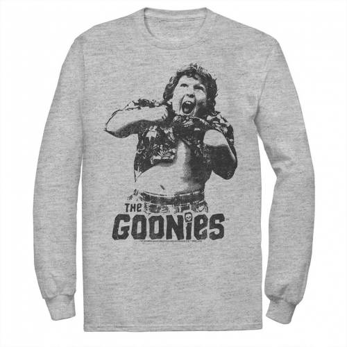 キャラクター Tシャツ ヘザー 【 LICENSED CHARACTER THE GOONIES CHUNK TRUFFLE SHUFFLE TEE / ATHLETIC HEATHER 】 メンズファッション トップス カットソー