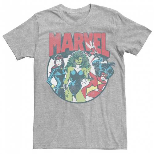 キャラクター ビンテージ ヴィンテージ ロゴ Tシャツ ヘザー 【 LICENSED CHARACTER MARVEL FEMALE HEROES VINTAGE LOGO TEE / ATHLETIC HEATHER 】 メンズファッション トップス カットソー(4)