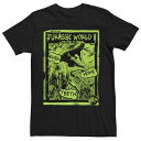 キャラクター Tシャツ 黒色 ブラック 【 LICENSED CHARACTER JURASSIC WORLD T-REX TEE / BLACK 】 メンズフ...