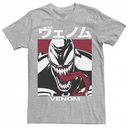 Tシャツ ヘザー 【 VENOM MARVEL KANJI BEARING TEE / ATHLETIC HEATHER 】 メンズファッション トップ..