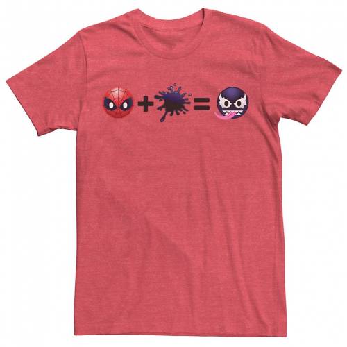 【★スーパーSALE★6/11午前2時迄】マーベル グラフィック Tシャツ 赤 レッド ヘザー 【 MARVEL SPIDER-MAN PLUS VENOM EMOJI GRAPHIC TEE / RED HEATHER 】 メンズファッション トップス カットソー 【★スーパーSALE★6/11午前2時迄】マーベル グラフィック Tシャツ 赤 レッド ヘザー 【 MARVEL SPIDER-MAN PLUS VENOM EMOJI GRAPHIC TEE / RED HEATHER 】 メンズファッション トップス カットソー