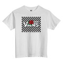 ヴァンズ バンズ ロゴ グラフィック Tシャツ 白色 ホワイト 【 VANS LOGO GRAPHIC TEE / WHITE 】 キッズ ベビー マタニティ トップス カットソー