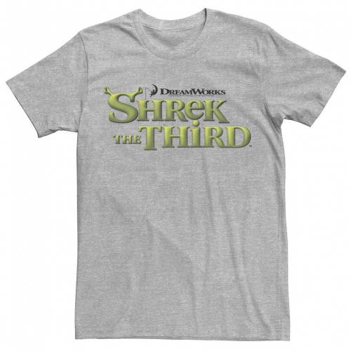 キャラクター ロゴ Tシャツ ヘザー 【 LICENSED CHARACTER SHREK THE THIRD DREAMWORKS OGRE TITLE LOGO TEE / ATHLETIC HEATHER 】 メンズファッション トップス カットソー(4)