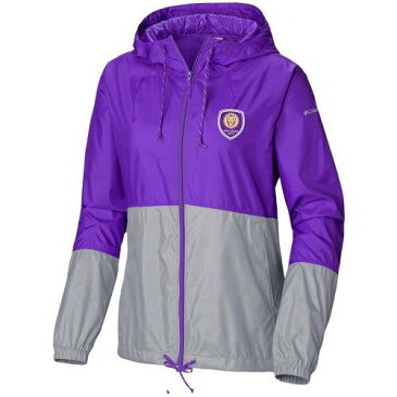 UNBRANDED オーランド シティ チーム ウィンドブレーカー ジャケット 紫 パープル 【 TEAM PURPLE UNBRANDED COLUMBIA GRAY FLASH FORWARD WINDBREAKER JACKET ORF 】
