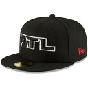 黒色 ブラック アトランタ ファルコンズ ニューエラ 【 NEW ERA BLACK ATLANTA FALCONS OMAHA 59FIFTY HAT / FAL BLACK 】 バッグ キャップ 帽子 メンズキャップ 帽子 キャップ