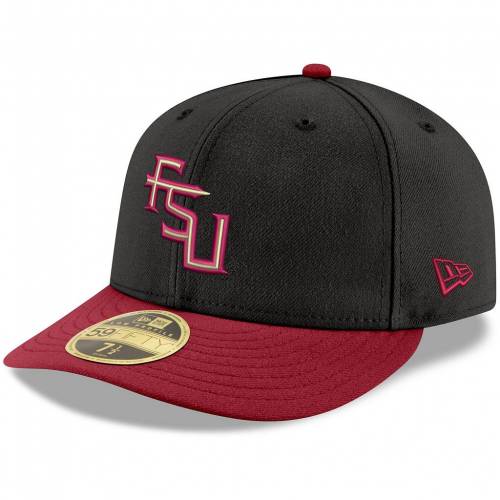 NEW ERA フロリダ スケートボード セミノールズ 黒色 ブラック ニューエラ フロリダステイト 【 STATE BLACK GARNET BASIC LOW PROFILE 59FIFTY FITTED HAT FSU 】