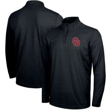 ナイキ NIKE 黒色 ブラック オクラホマ スーナーズ ロゴ パフォーマンス ジャケット 【 NIKE BLACK PRIMARY LOGO INTENSITY PERFORMANCE QUARTERZIP JACKET OKL 】 メンズファッション コート ジャケット