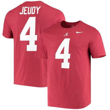 ナイキ NIKE クリムゾン アラバマ Tシャツ 赤 レッド クリムゾンタイド & 【 RED NIKE JERRY JEUDY CRIMSON NAME NUMBER ALUMNI TSHIRT ALA 】 メンズファッション トップス Tシャツ カットソー