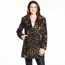 Xg[g qE Ip[h y FLEET STREET WOOL-BLEND COCOON LEOPARD PRINT COAT / z