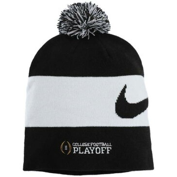 ナイキ NIKE カレッジ ロゴ ニット ルイジアナステイト 黒色 ブラック メンズ 【 NIKE COLLEGE FOOTBALL PLAYOFF EVENT LOGO POM KNIT HAT LSU BLACK 】