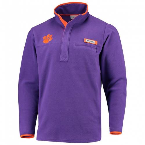 紫 パープル クレムソン タイガース フリース フーディー パーカー 【 PURPLE UNBRANDED COLUMBIA COLLEGIATE HARBORSIDE FLEECE CLM 】