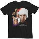 LN^[ NX}X TVc F ubN LAMPOON'S y LICENSED CHARACTER NATIONAL CHRISTMAS VACATION FAMILY PORTRAIT TEE / BLACK z Yt@bV gbvX Jbg\[