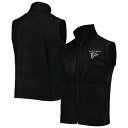 黒色 ブラック アトランタ ファルコンズ ヒューストン フリース フルジップ ベスト 【 UNBRANDED BLACK ATLANTA FALCONS HOUSTON FLEECE FULL-ZIP VEST / FAL BLACK 】 メンズファッション コート ジャケット