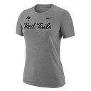 ナイキ ヘザー 灰色 グレー グレイ ファルコンズ 赤 レッド Tシャツ エアフォース 【 NIKE HEATHER GRAY AIR FORCE FALCONS RED TAILS T-SHIRT / AFA GREY 】 レディースファッション トップス カットソー