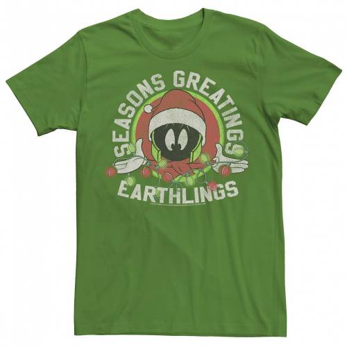 キャラクター クリスマス Tシャツ 【 LICENSED CHARACTER LOONEY TUNES CHRISTMAS MARVIN SEASONS GREETINGS EARTHLINGS TEE KELLY 】