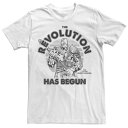 【★Fashion THE SALE★7/12午前10時迄】キャラクター レボリューション 灰色 グレー Tシャツ 白色 ホワイト 【 LICENSED CHARACTER MARVEL THOR RAGNAROK KORG REVOLUTION BEGINS GREY OUT TEE / WHITE 】 メンズファッション トップス カットソー