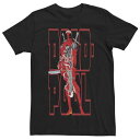 【★スーパーSALE★6/11午前2時迄】キャラクター Tシャツ 黒色 ブラック 【 LICENSED CHARACTER MARVEL DEADPOOL 30TH PORTRAIT TEXT OVERLAY TEE / BLACK 】 メンズファッション トップス カットソー(4)