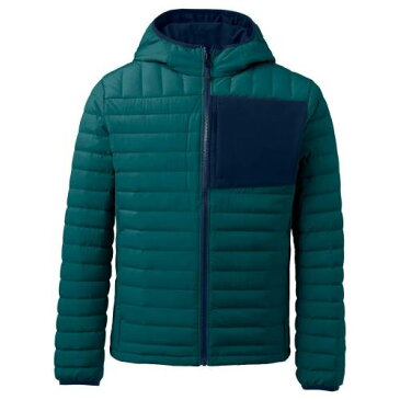 LANDS' END フード付 ダウン ジャケット LANDS' ダウンジャケット メンズ 【 END HOODED 800 EMERALD LAGOON 】