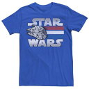 【★Fashion THE SALE★7/12午前10時迄】赤 レッド 白色 ホワイト 青色 ブルー Tシャツ スターウォーズ 【 STAR WARS RED WHITE BLUE STRIPES TEE / 】 メンズファッション トップス カットソー