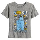 JUMPING BEANS ベビー 赤ちゃん用 ストリート Tシャツ チャコール 【 STREET JUMPING BEANS TODDLER SESAME COOKIE MONSTER HEATHERED TEE CHARCOAL SNOW 】 キッズ ベビー マタニティ トップス Tシャツ