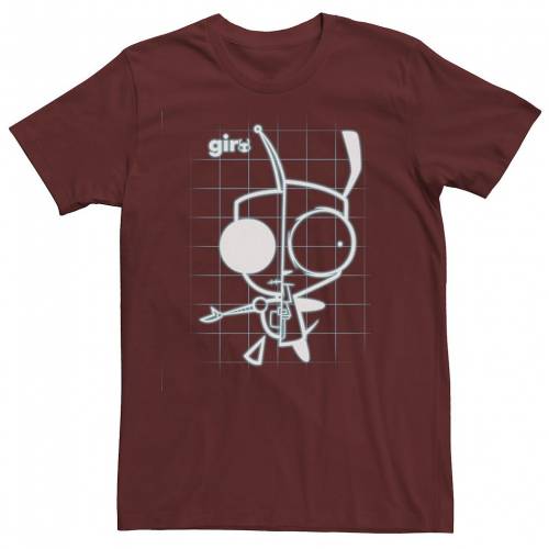 【★スーパーSALE★6/11深夜2時迄】キャラクター Tシャツ 【 LICENSED CHARACTER INVADER ZIM GIR SCHEMATIC TEE / 】 メンズファッション トップス カットソー