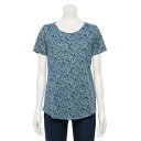SONOMA GOODS FOR LIFE 【小さめ】 Tシャツ 青色 ブルー 【 SONOMA GOODS FOR LIFE PETITE ESSENTIAL CREWNECK TEE PRAIRIE BLUE 】