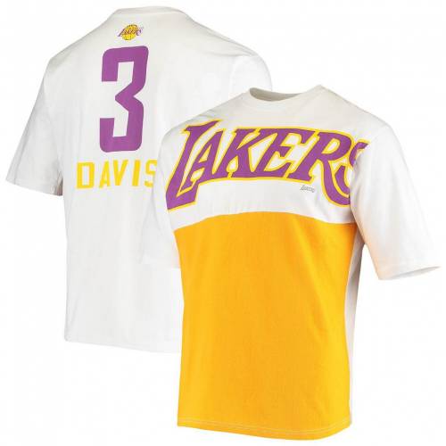 ファナティクス アンソニー 白色 ホワイト レイカーズ Tシャツ ロサンゼルス 【 FANATICS BRANDED ANTHONY DAVIS WHITE LOS ANGELES LAKERS YOKE T-SHIRT / LAK WHITE 】 メンズファッション トップス カットソー