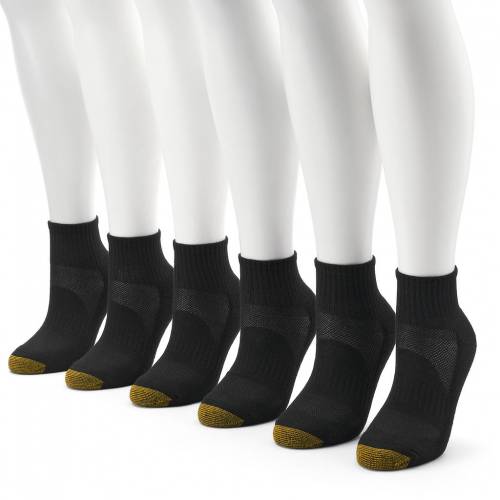 靴下 【 GOLDTOE 6-PACK SPORT HALF-CUSHION QUARTER SOCKS / 】 インナー 下着 ナイトウエア レディース レッグ