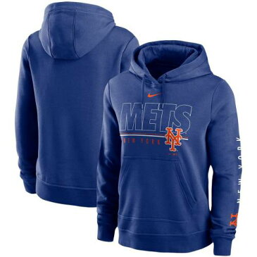 ナイキ メッツ チーム クラブ フーディー パーカー 青色 ブルー ニューヨーク 【 TEAM NIKE ROYAL OUTLINE CLUB MET BLUE 】