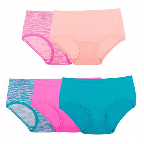 5個入 【 FRUIT OF THE LOOM S 616 5PACK SEAMLESS BRIEF PANTIES MULTI 】