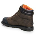 銀色 スチール ブーツ 茶色 ブラウン ワークブーツS 【 ADTEC 1018 STEEL TOE WORK BOOTS / BROWN 】 メンズ 3