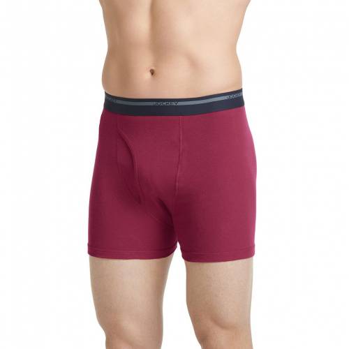 ジョッキー JOCKEY 2個入 クラシック 【大きめ】 メンズ 【 JOCKEY 2PACK CLASSIC BOXER BRIEFS WINE 】