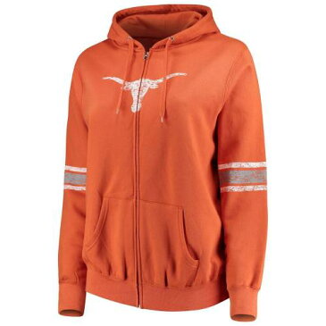 UNBRANDED テキサス 橙 オレンジ ロングホーンズ フルジップ フーディー パーカー FULLジップフーディー 【 ORANGE UNBRANDED TEXAS PLUS SIZE ESSENTIAL TEX 】
