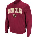 コロシアム マルーン ボストン カレッジ イーグルス ロゴ クルー スウェットシャツ トレーナー 赤 レッド & 【 COLOSSEUM MAROON BOSTON COLLEGE EAGLES ARCH LOGO CREW NECK SWEATSHIRT / BOS RED 】 メンズファッシ