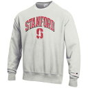 チャンピオン 灰色 グレー グレイ スタンフォード カーディナル ロゴ リベンジ スウェットシャツ トレーナー 【 GRAY CHAMPION ARCH OVER LOGO REVERSE WEAVE PULLOVER SWEATSHIRT STF GREY 】