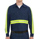  bh F lCr[ F CG[ [NVc y RED KAP ENHANCED VISIBILITY WORK SHIRT / NAVY YELLOW z Yt@bV gbvX JWAVc