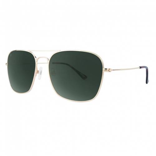 KNOCKAROUND サングラス 金色 ゴールド 緑 グリーン 【 GREEN KNOCKAROUND UNISEX 54MM MOUNT EVANS POLARIZED SUNGLASSES GOLD 】 バッグ 眼鏡 サングラス