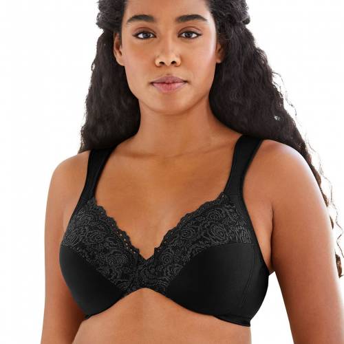 【 GLAMORISE PLUS SIZE FULL-FIGURE WONDERWIRE BACK CLOSE BRA 1240 / 】 インナー 下着 ナイトウエア レディース ブラジャー