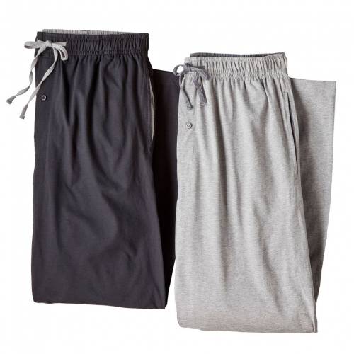 ヘインズ ソリッド 灰色 グレー グレイ 2PK. 【 HANES 2-PK. SOLID PAJAMA PANTS / GRAY 】 インナー 下着 ナイトウエア メンズ ナイト ルーム パジャマ 1