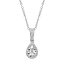 俧 С  T.W.  STELLA GRACE STERLING SILVER 1/6 CARAT DIAMOND TEARDROP PENDANT /  奨꡼ ꡼ ǥ奨꡼ ͥå쥹 ڥ