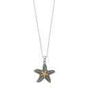 【★Fashion THE SALE★1/14迄】銀色 シルバー ゴールド ネックレス & 【 UNBRANDED STERLING SILVER 14K GOLD OVER STARFISH PENDANT NECKLACE / TWO TONE 】 ジュエリー アクセサリー レディースジュエリー ペンダント