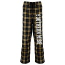 UNBRANDED 黒色 ブラック イーグルス ゴールデンイーグルス 【 UNBRANDED BLACK SOUTHERN MISS FLANNEL PAJAMA PANTS SMS 】 インナー 下着 ナイトウエア レディース ナイト ルーム パジャマ