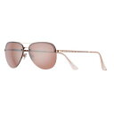 APT. 9 サングラス ローズ 金色 ゴールド APT. 【 ROSE 9 60MM RIMLESS AVIATOR SUNGLASSES WITH SIMULATED CRYSTAL DETAILS GOLD 】 バッグ 眼鏡 サングラス